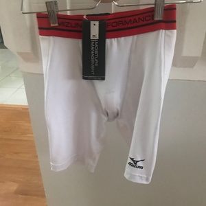 Mizuno Youth Elite Padded Sliding Short Wh…